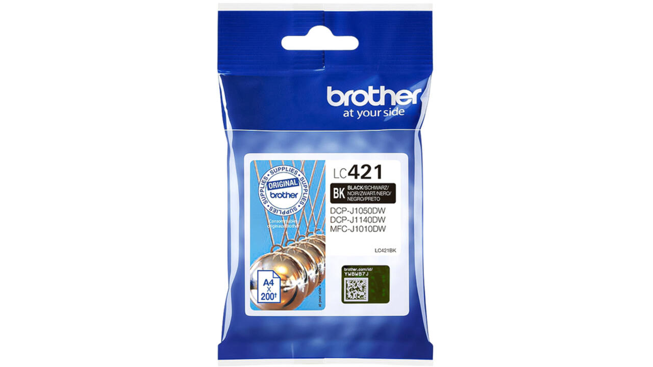 Inktcartridge Brother LC-421BK zwart