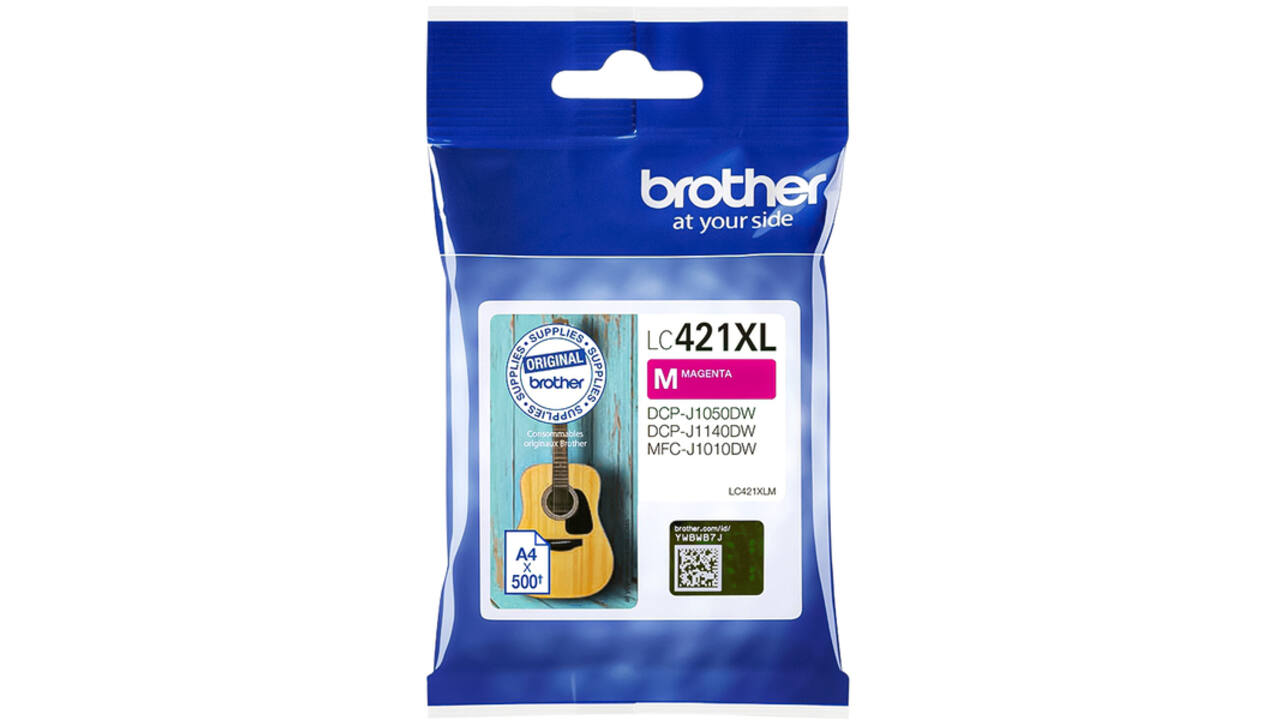 Inktcartridge Brother LC-421XLM rood