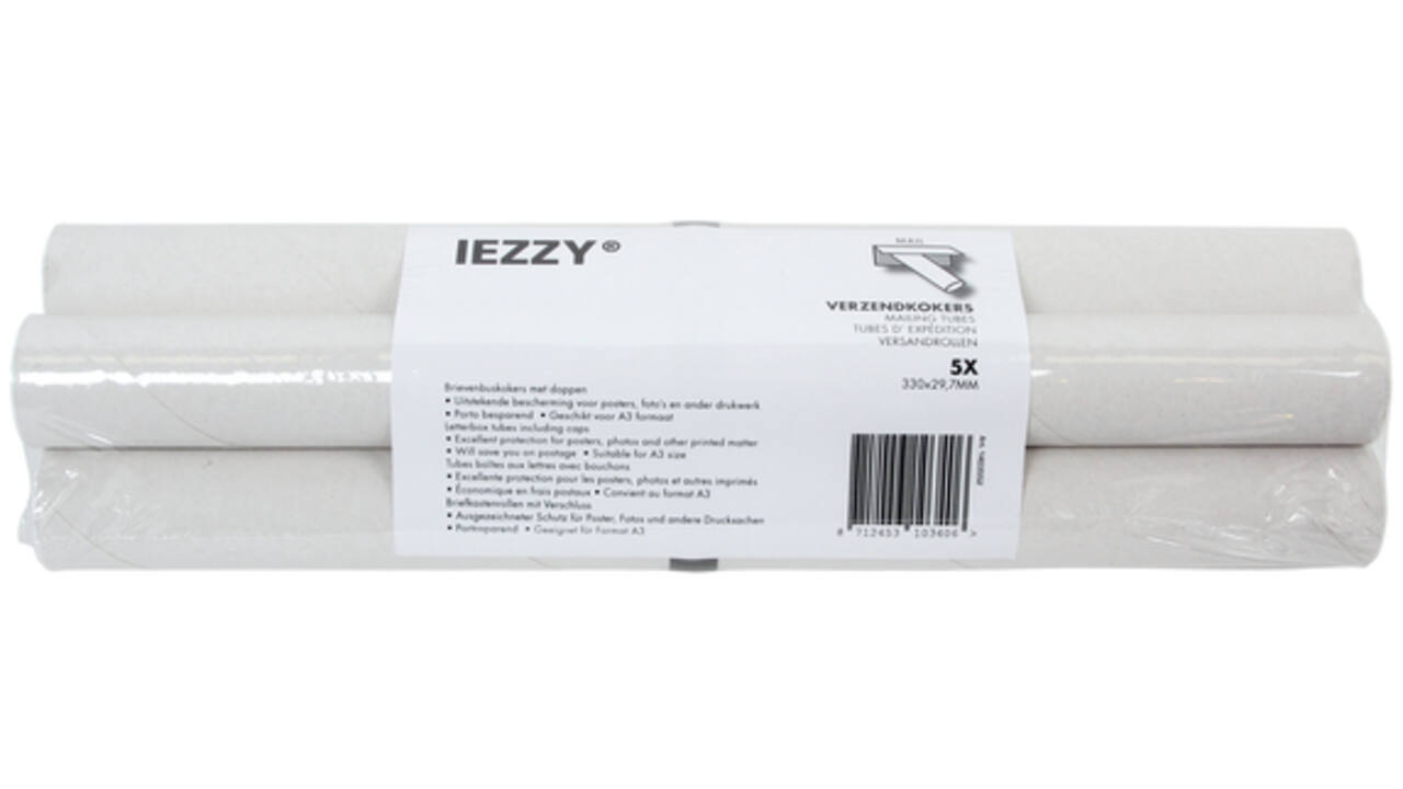Verzendkoker IEZZY A3 330x29.7x1.2mm 5stuks