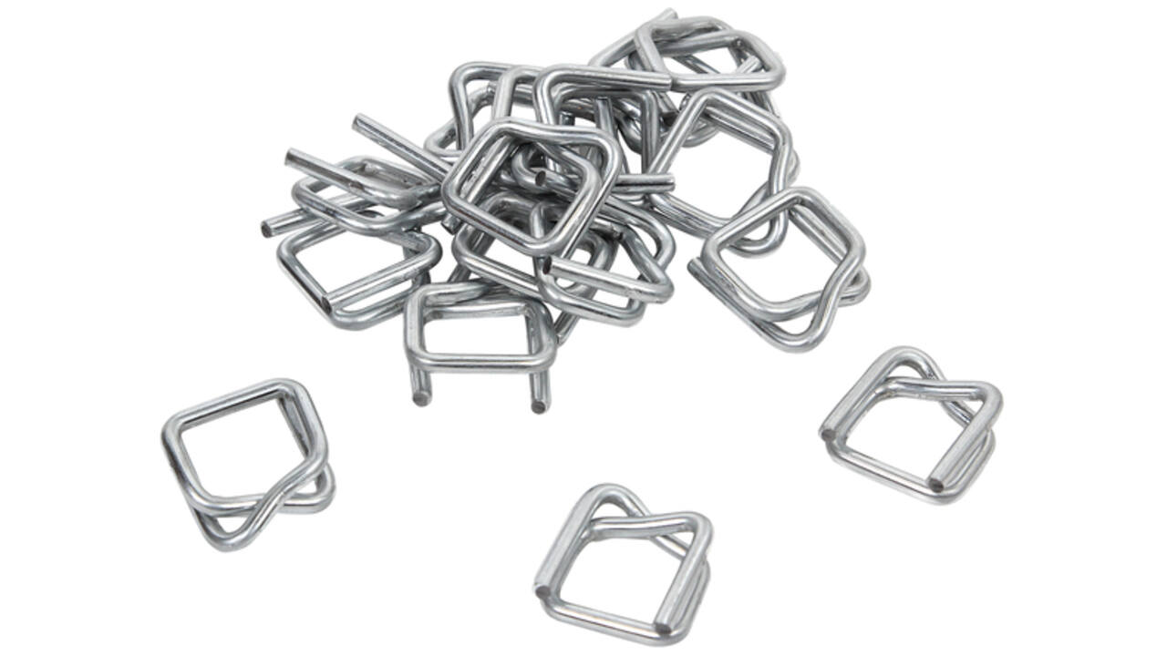 Metalen gespen IEZZY tbv textielband 13mm 1000st