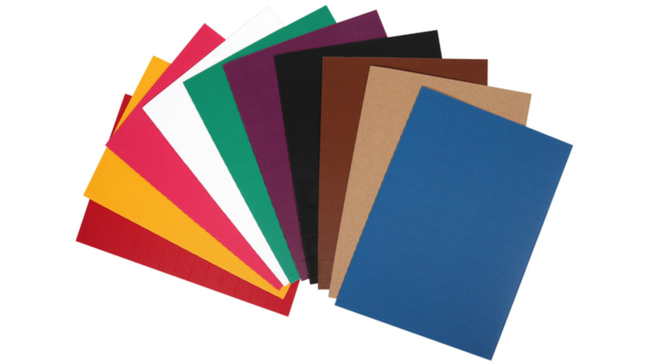 Golfkarton Folia E-golf 35x50cm 10 vel assorti