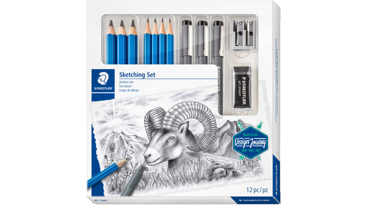 Potlood Staedtler Design Journey schetsset 12-delig