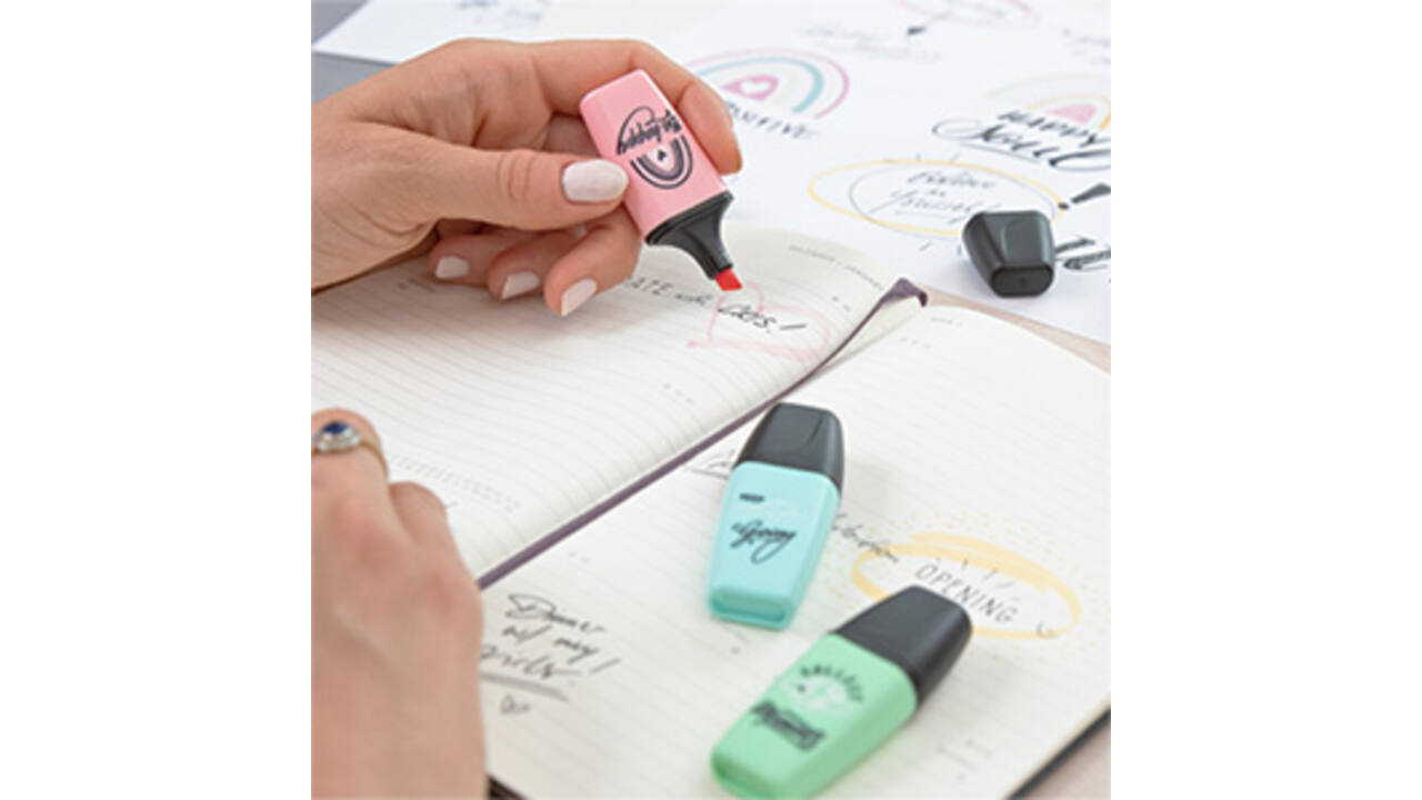 Markeerstift STABILO BOSS mini Pastellove assorti etui à 6 stuks
