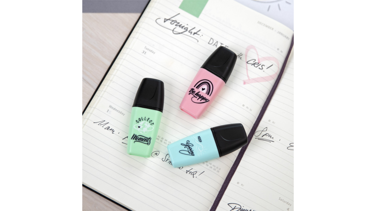 Markeerstift STABILO BOSS mini Pastellove assorti etui à 6 stuks