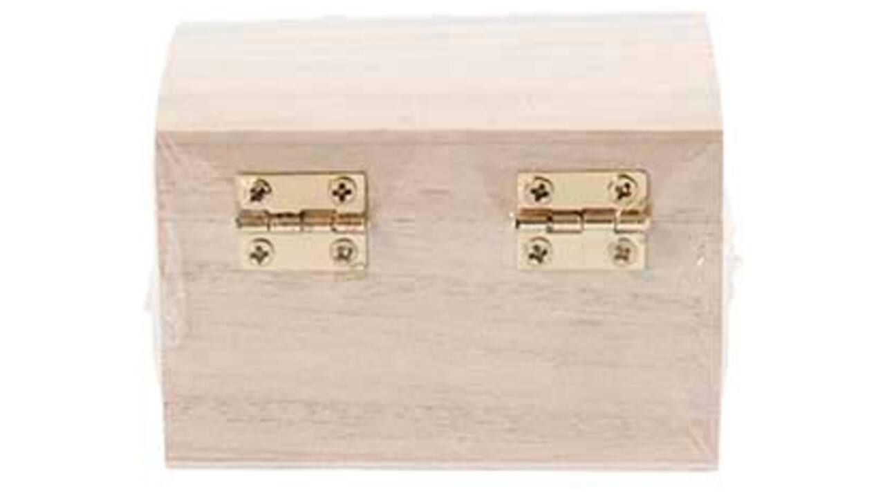Schatkist Creativ Company 8x6x4.5cm hout