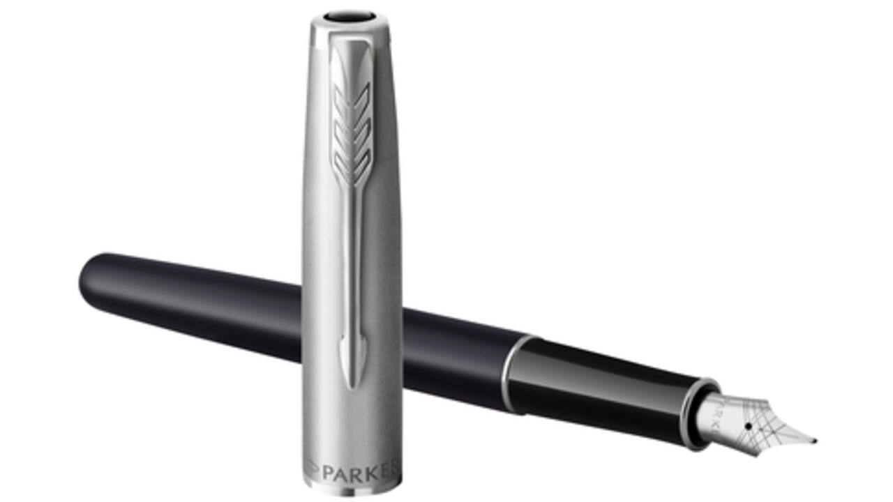 Vulpen Parker Sonnet Essential sandblasted CT matte black lacquer fijn