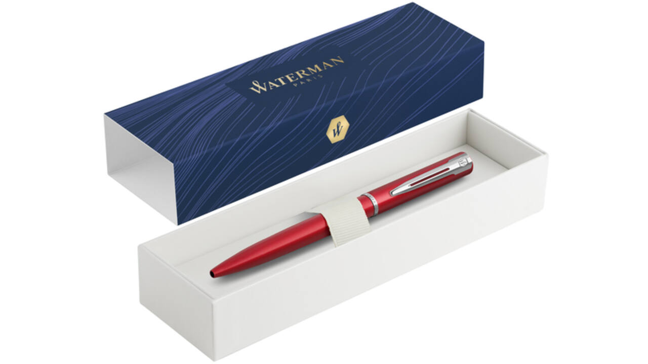 Balpen Waterman Allure red lacquer CT medium