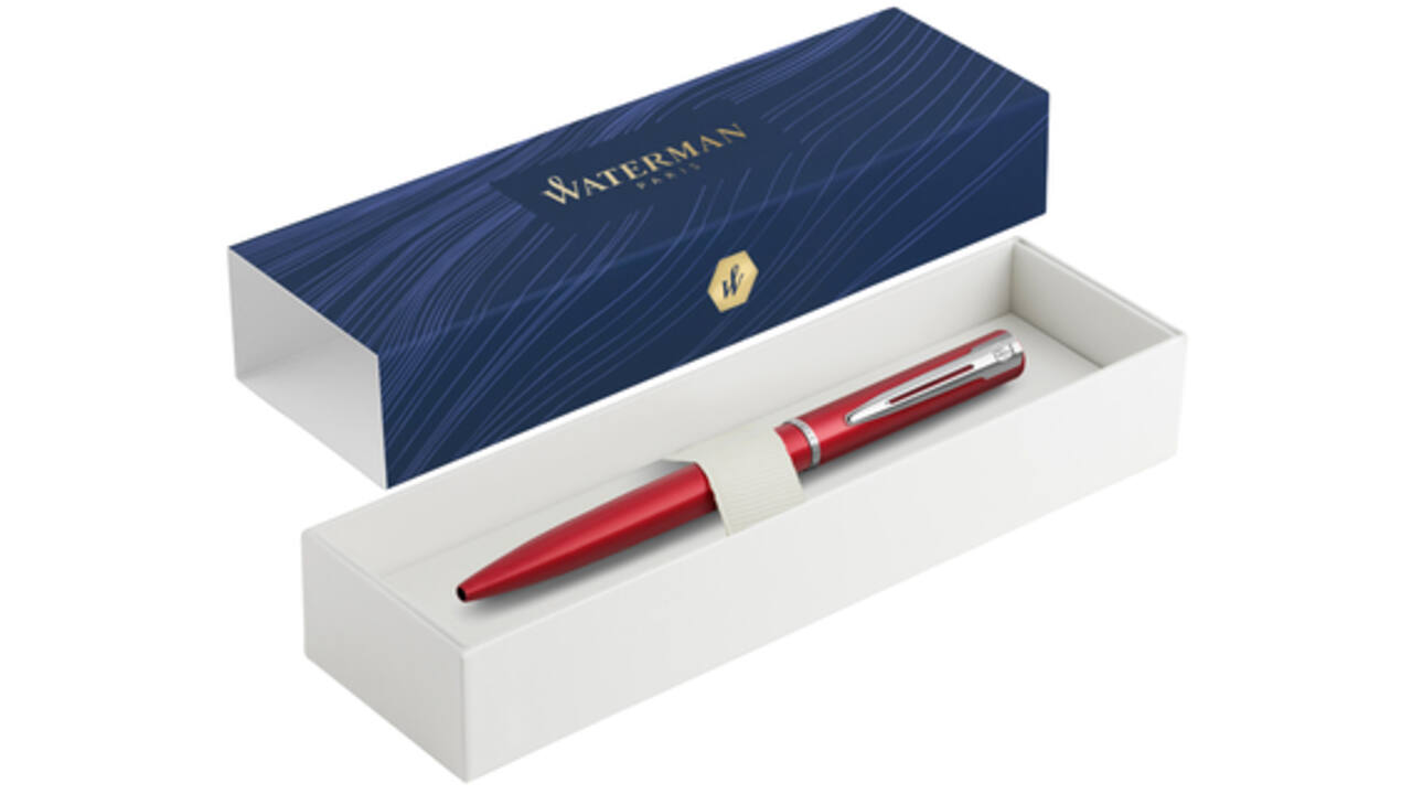 Balpen Waterman Allure red lacquer CT medium