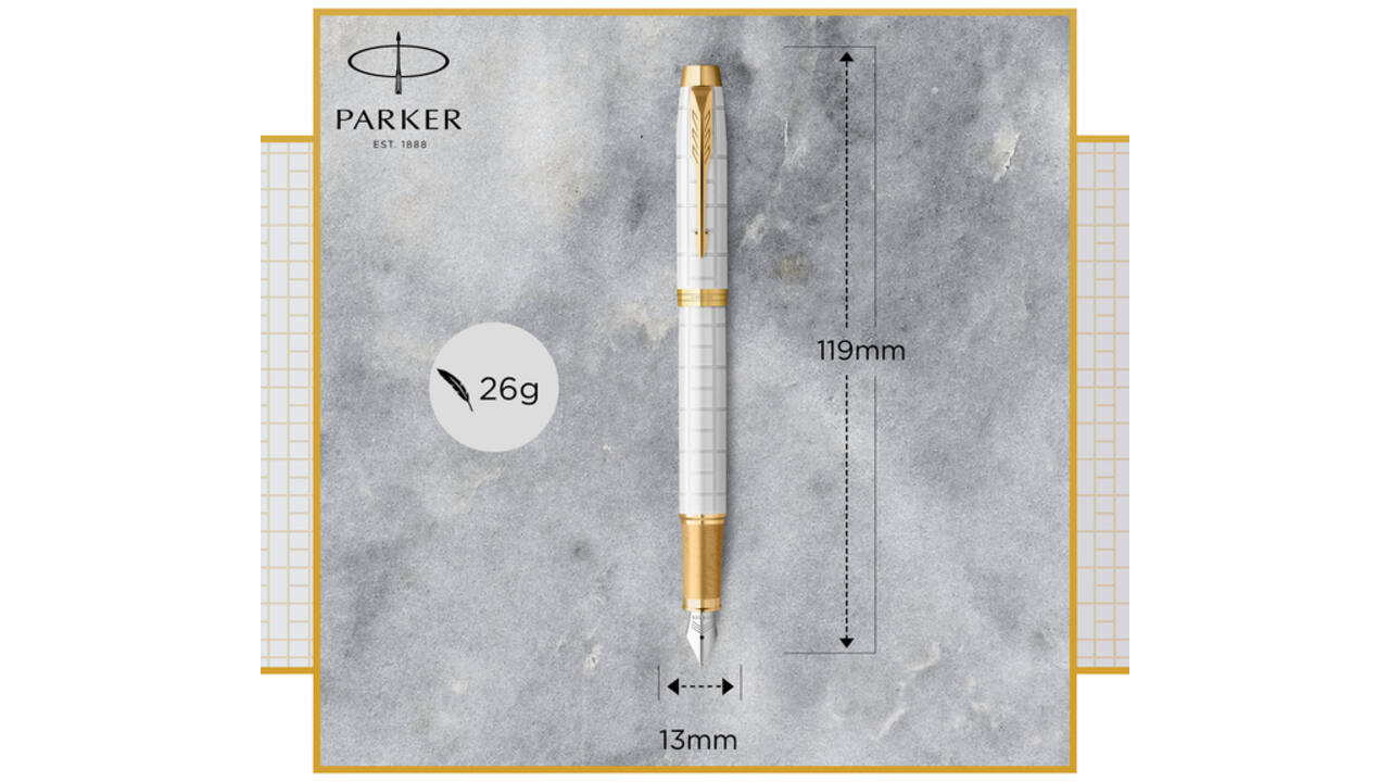 Vulpen Parker IM Premium pearl GT fijn