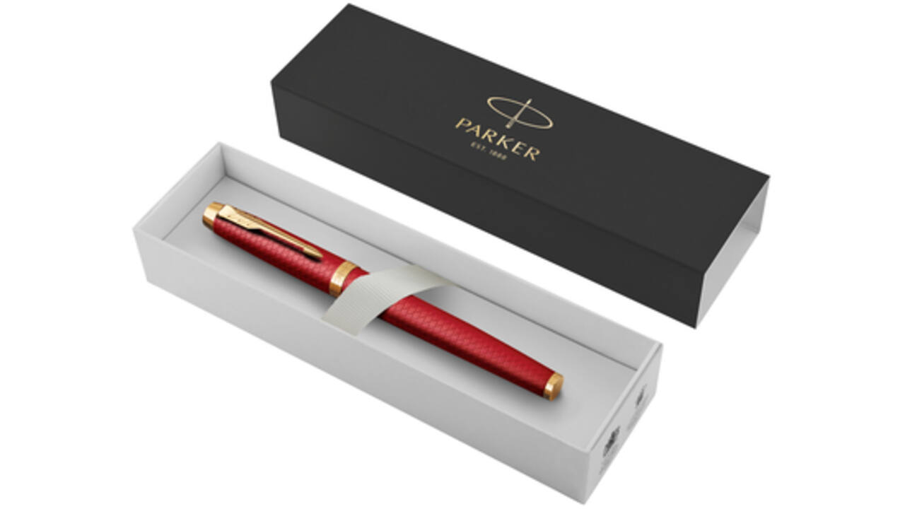 Vulpen Parker IM Premium deep red GT fijn