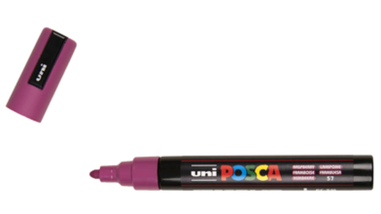 Verfstift Posca PC5M medium framboos