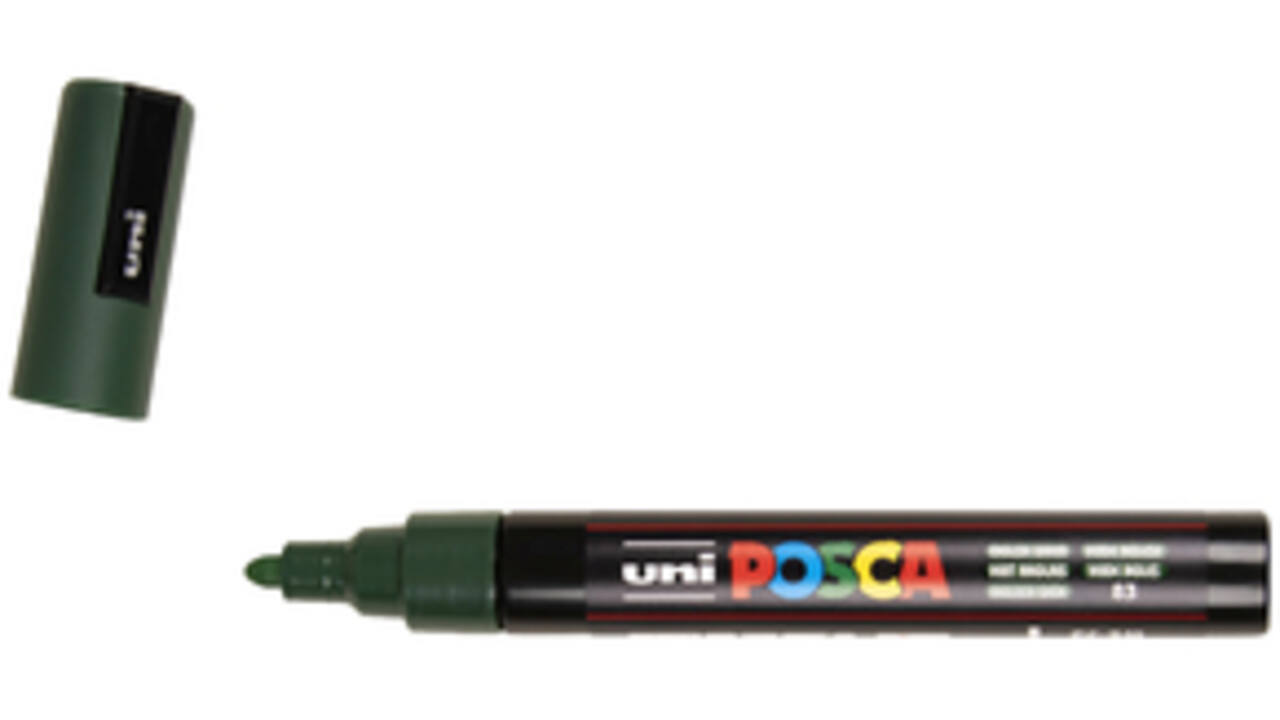 Verfstift Posca PC5M medium Engels groen