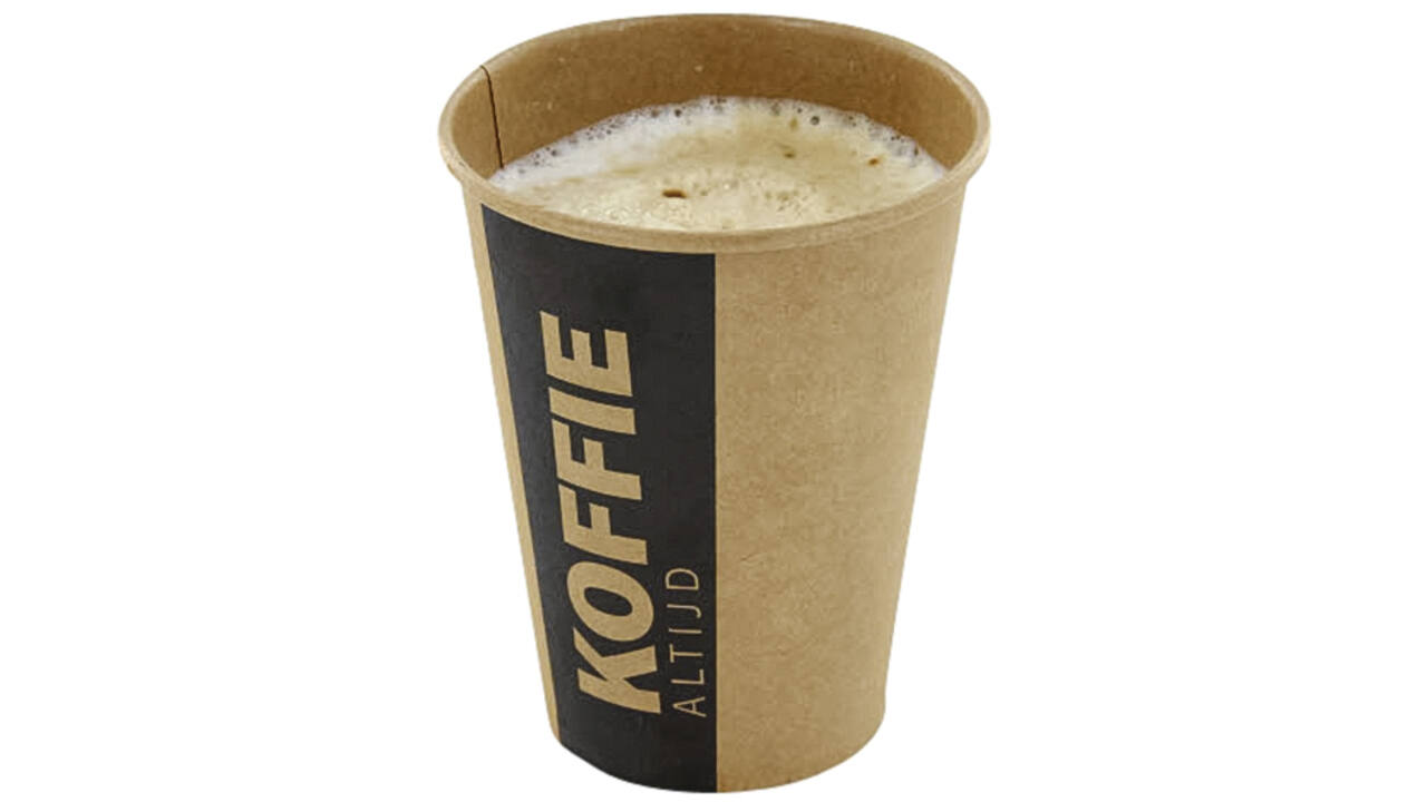 Beker IEZZY Altijd Koffie 355ml Ø90mm 50 stuks
