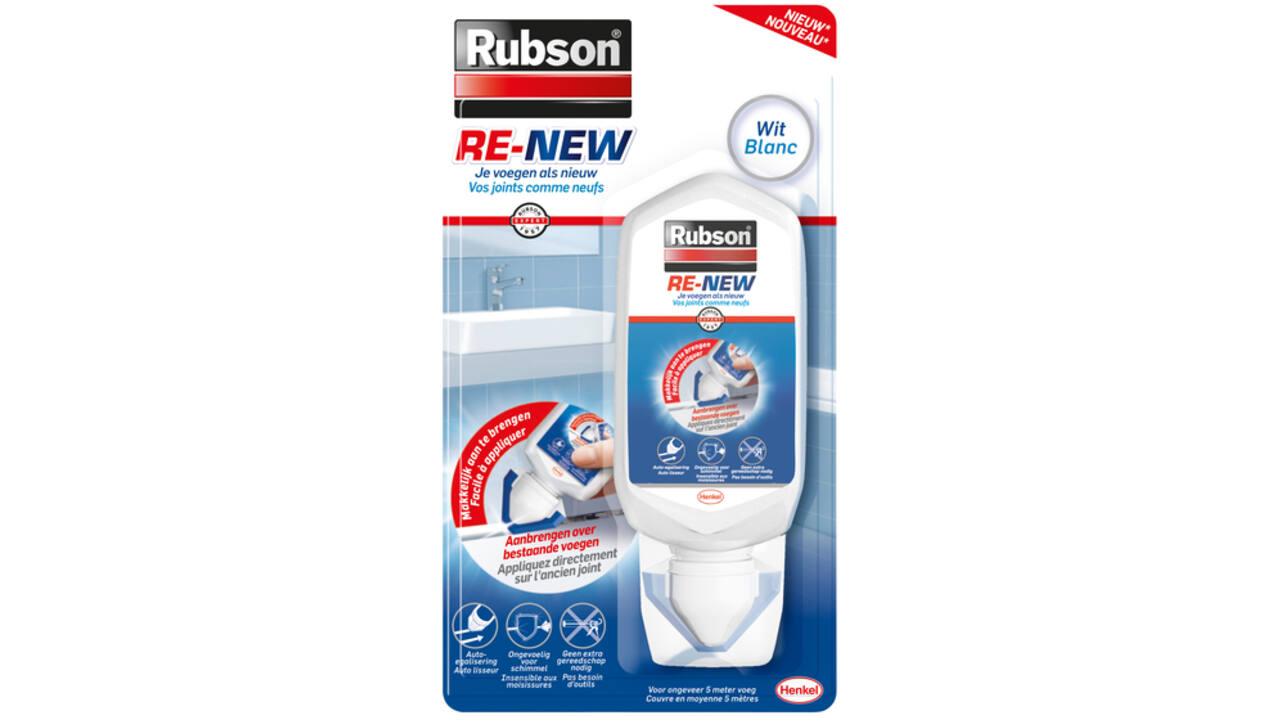Voegkit Rubson Re-New 80ml wit