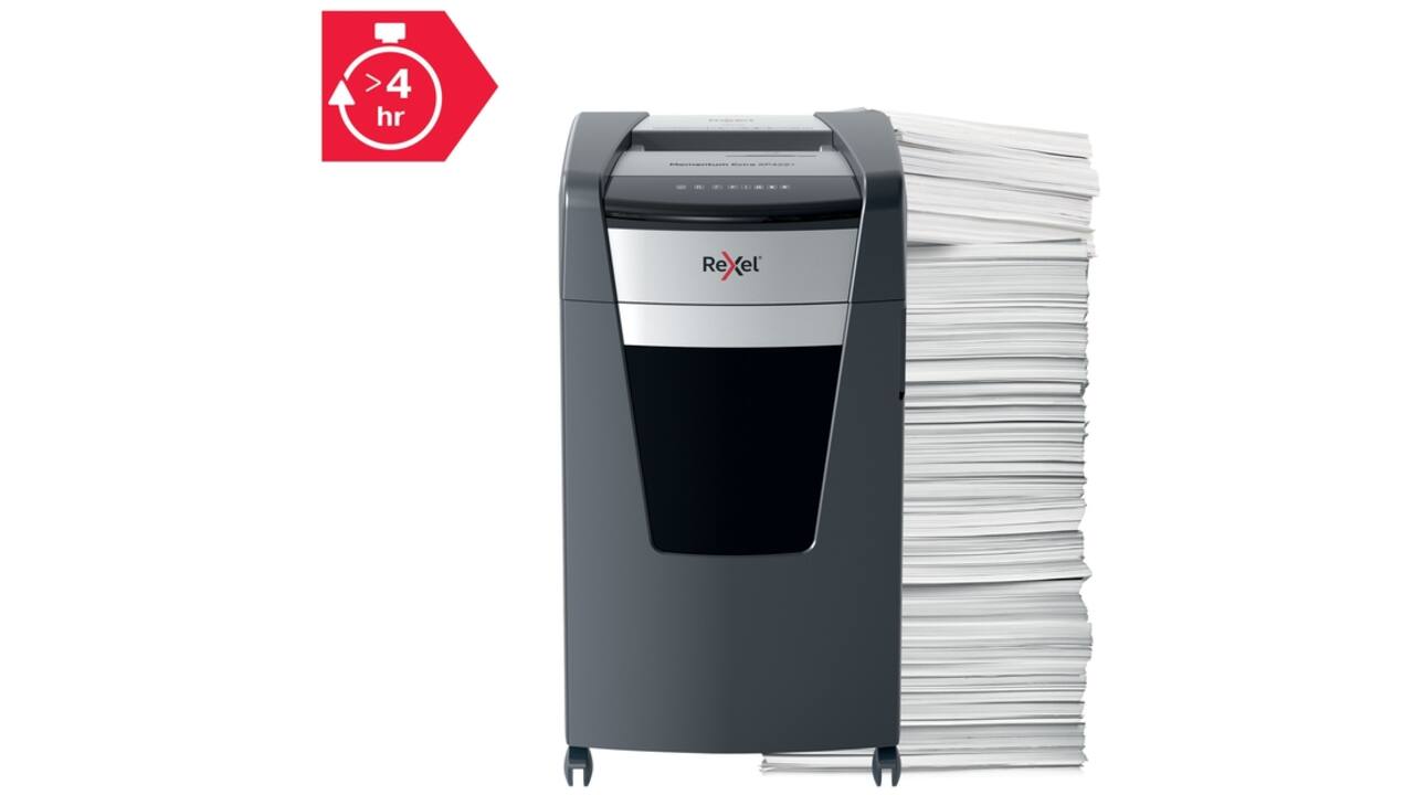 Papiervernietiger Rexel Momentum Extra XP422+ snippers 4x35mm