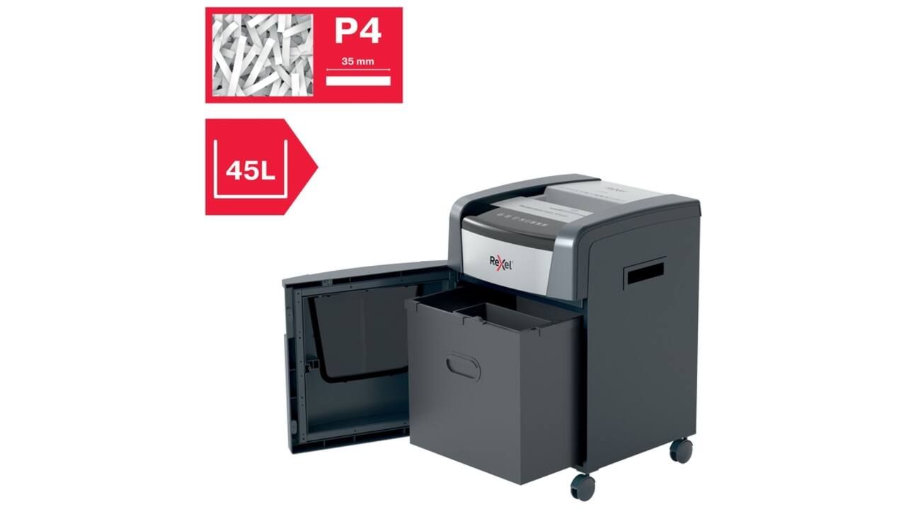 Papiervernietiger Rexel Momentum Extra XP418+ snippers 4x35mm