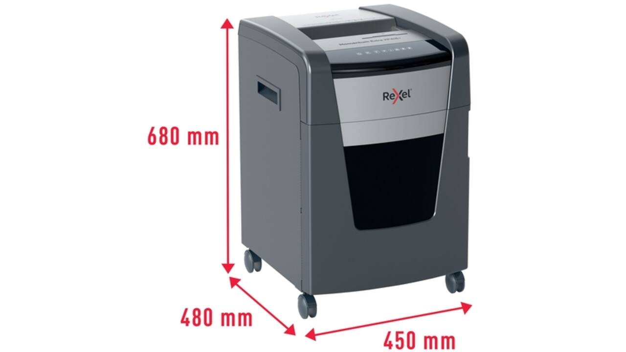 Papiervernietiger Rexel Momentum Extra XP418+ snippers 4x35mm