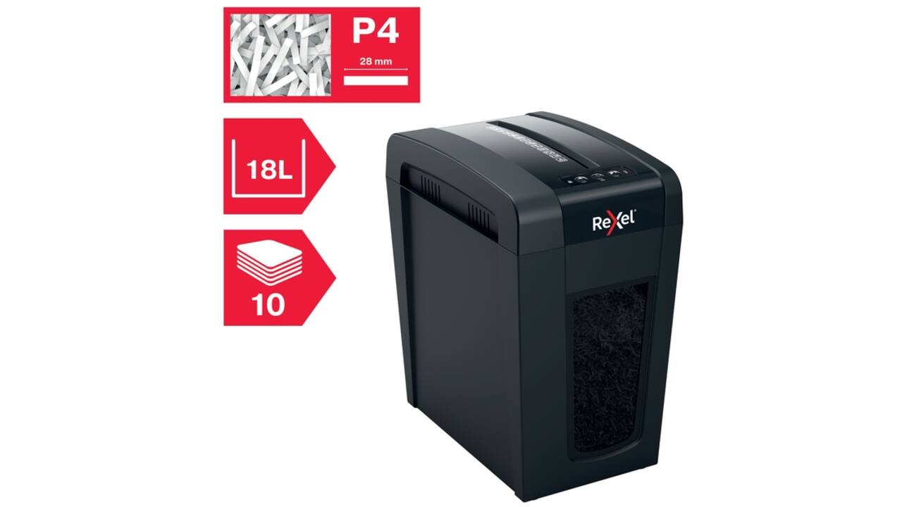 Papiervernietiger Rexel Secure X10-SL snippers 4x40mm