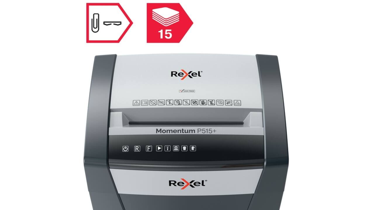 Papiervernietiger Rexel Momentum P515+ snippers 2x15mm