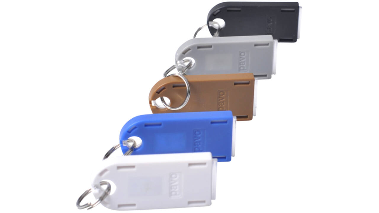 Sleutellabel Pavo magnetisch assorti
