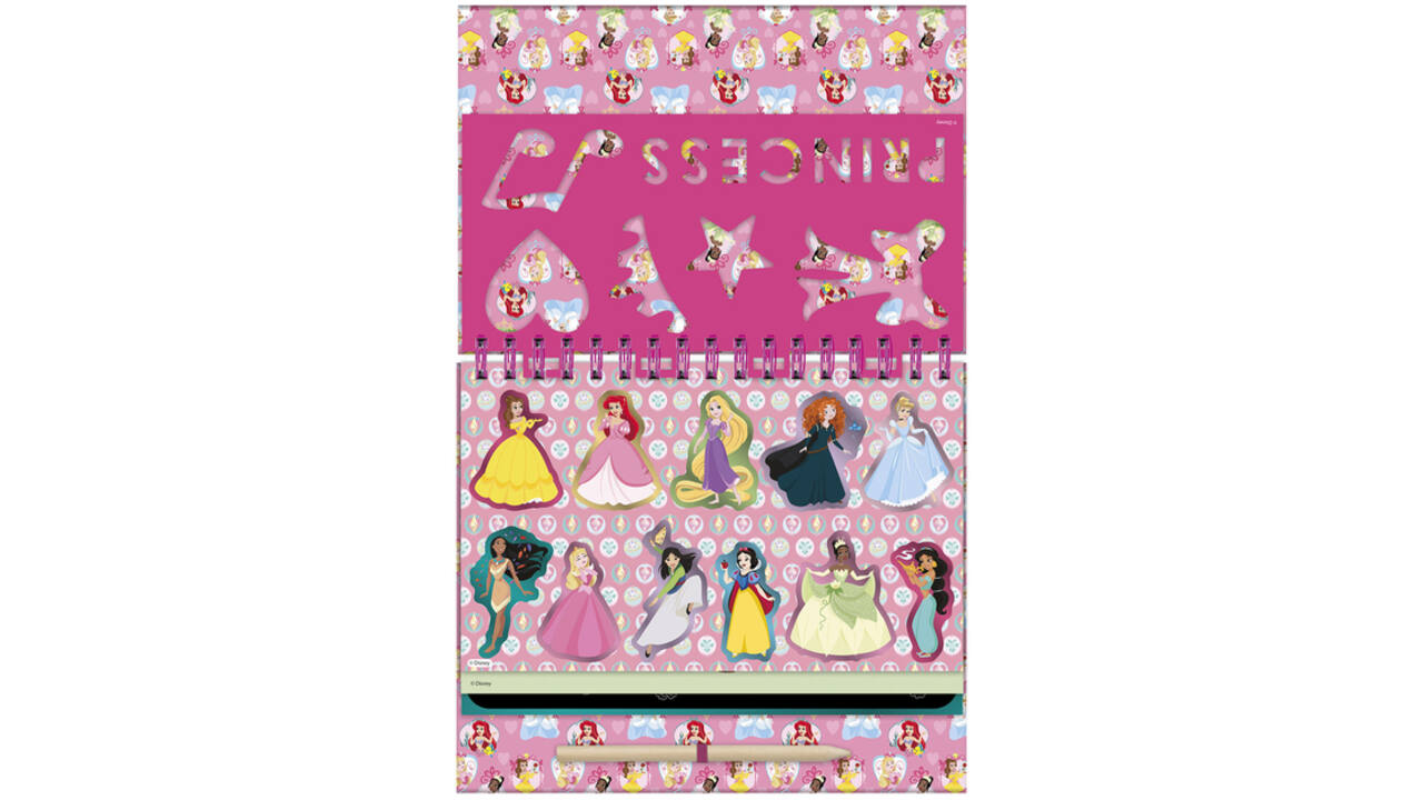 Knutselset Totum Disney Princess scratchbook