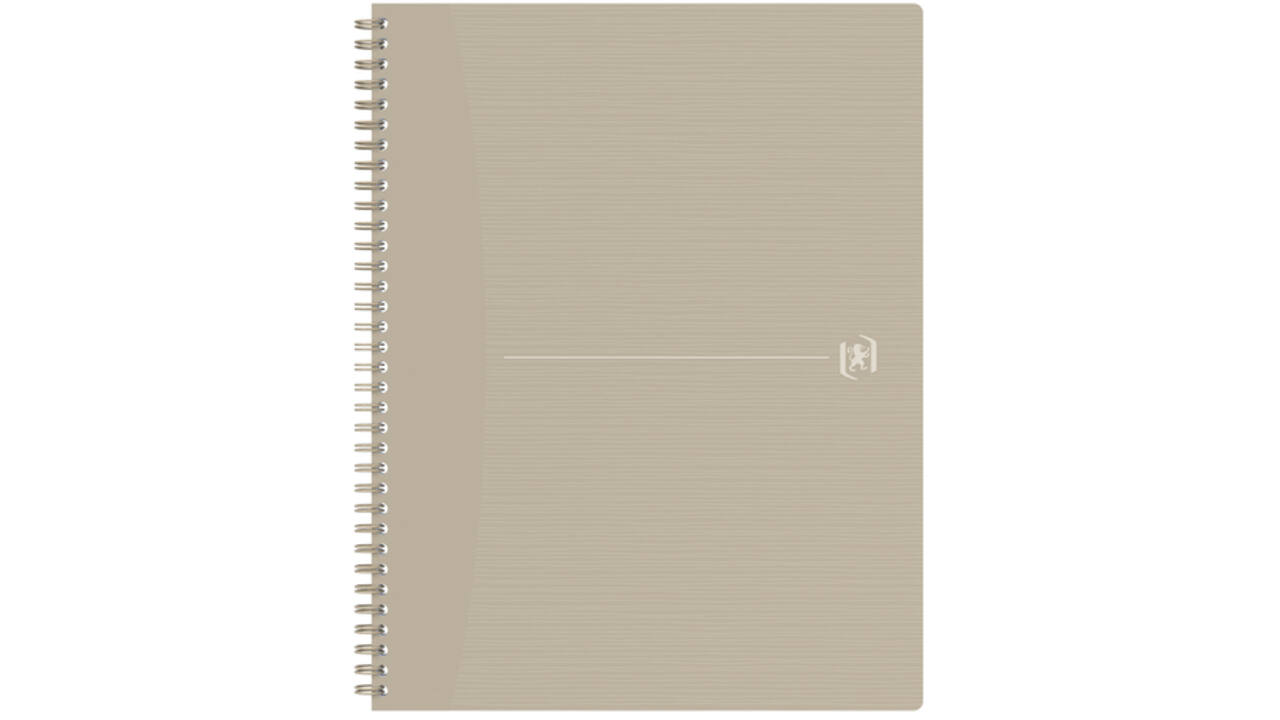 Spiraalblok Oxford Origin A4+ lijn 140 pagina's 80gr zand