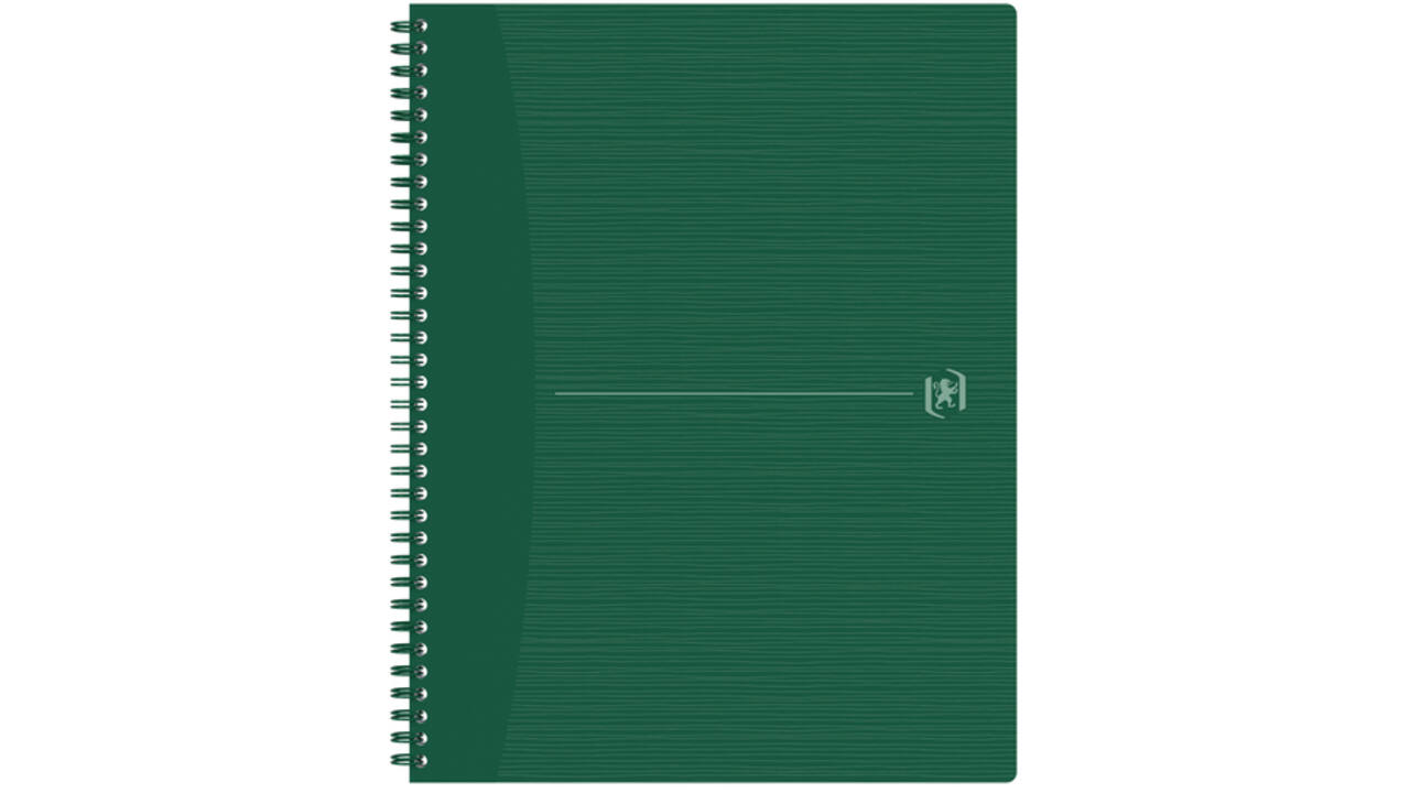 Spiraalblok Oxford Origin A4+ lijn 140 pagina's 80gr groen