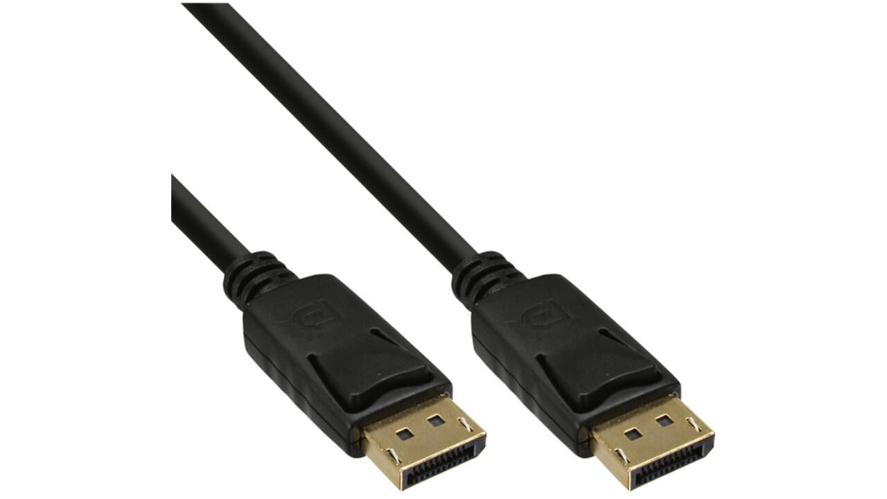 Kabel inLine displayport 4K60HZ M/M 2 meter zwart
