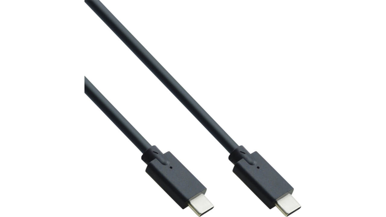 Kabel inLine USB-C 3.2 GEN.2 M/M 2 meter zwart