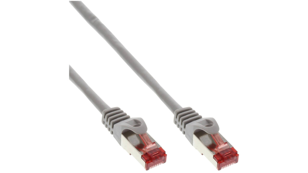 Kabel inLine patch CAT.6 S/FTP 2 meter grijs