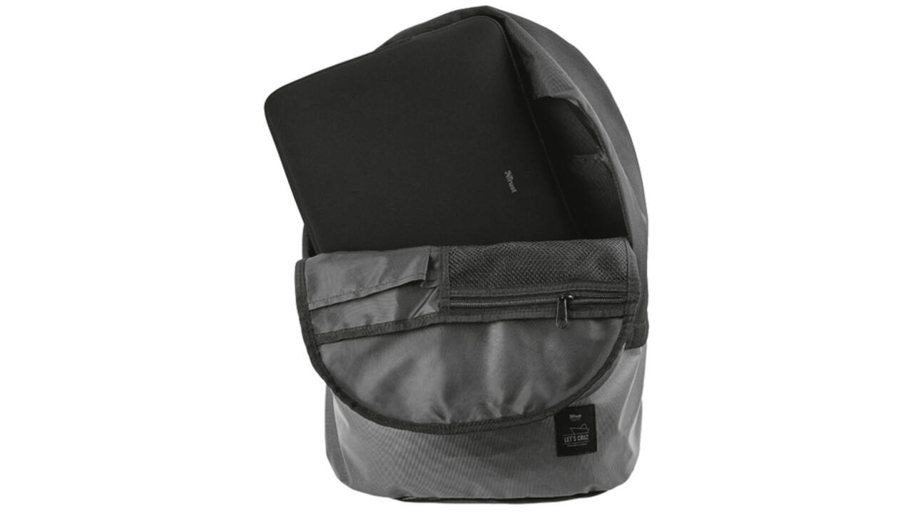 Laptopsleeve Trust Primo 15,6 inch zwart