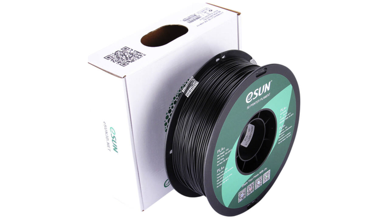 3D Filament Esun 1.75mm PLA 1kg zwart