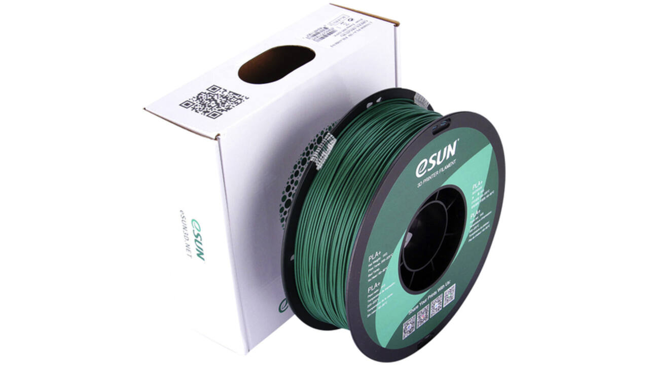 3D Filament Esun 1.75mm PLA 1kg donker groen