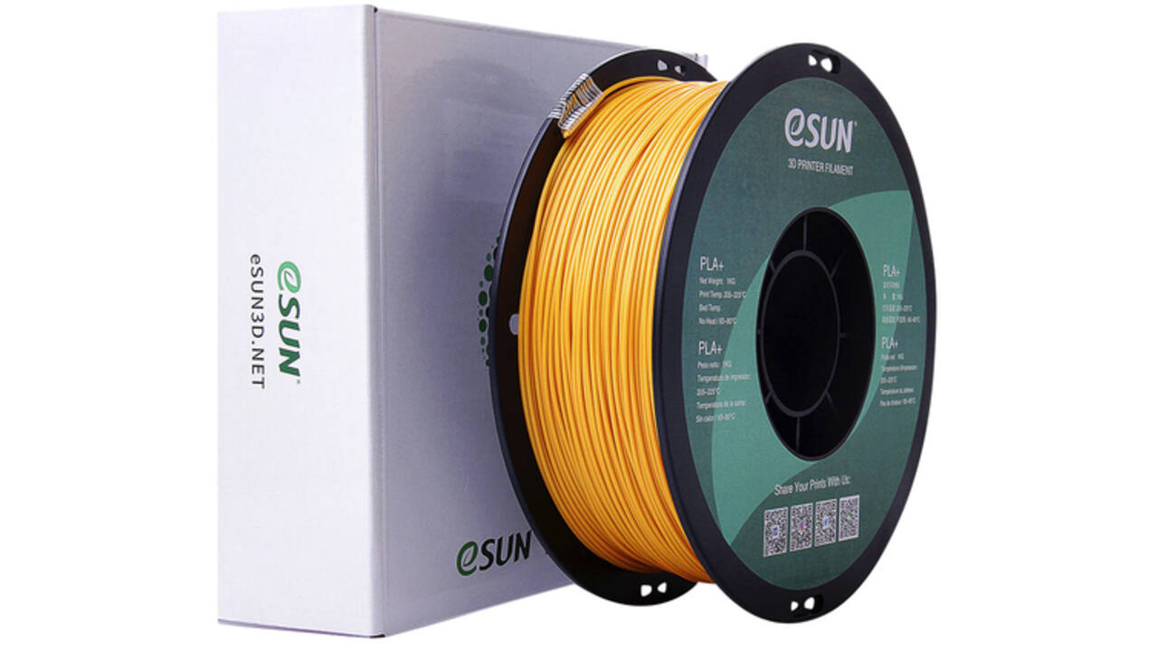 3D Filament Esun 1.75mm PLA 1kg goud