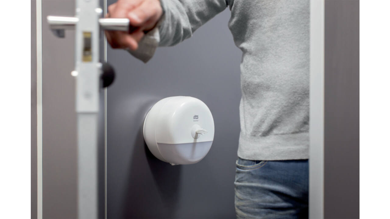 Toiletpapierdispenser Tork SmartOne® Mini T9 Elevation wit 681000