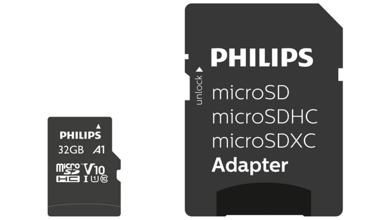 Micro SDHC Card Philips Class 10 UHS-I U1 32GB