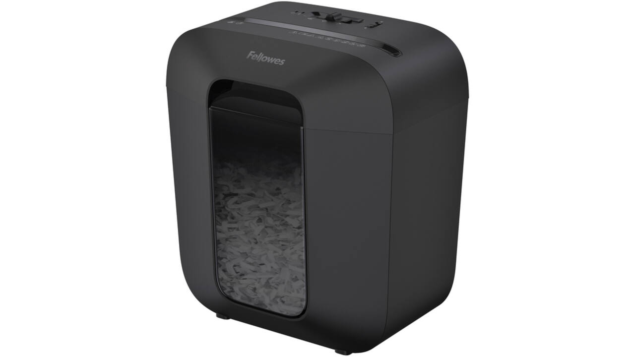 Papiervernietiger Fellowes Powershred LX25 snippers 4x37mm zwart