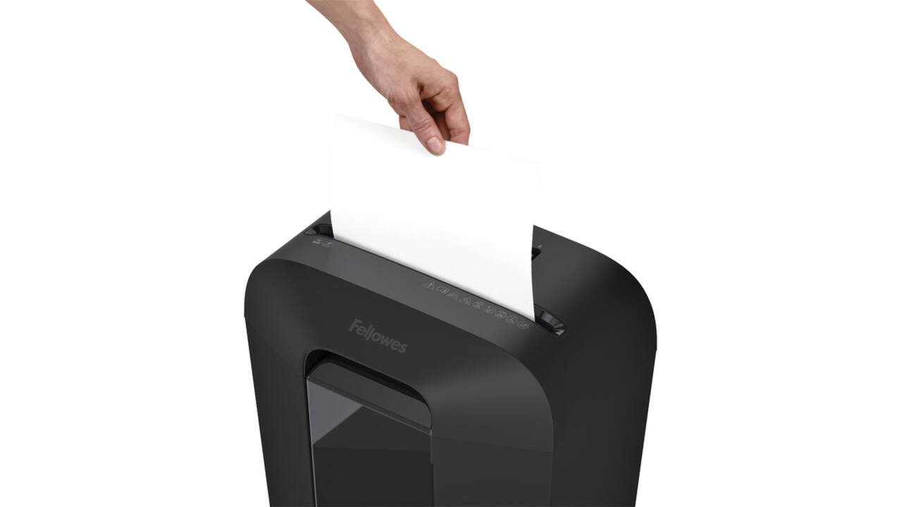 Papiervernietiger Fellowes Powershred LX70 snippers 4x40mm zwart