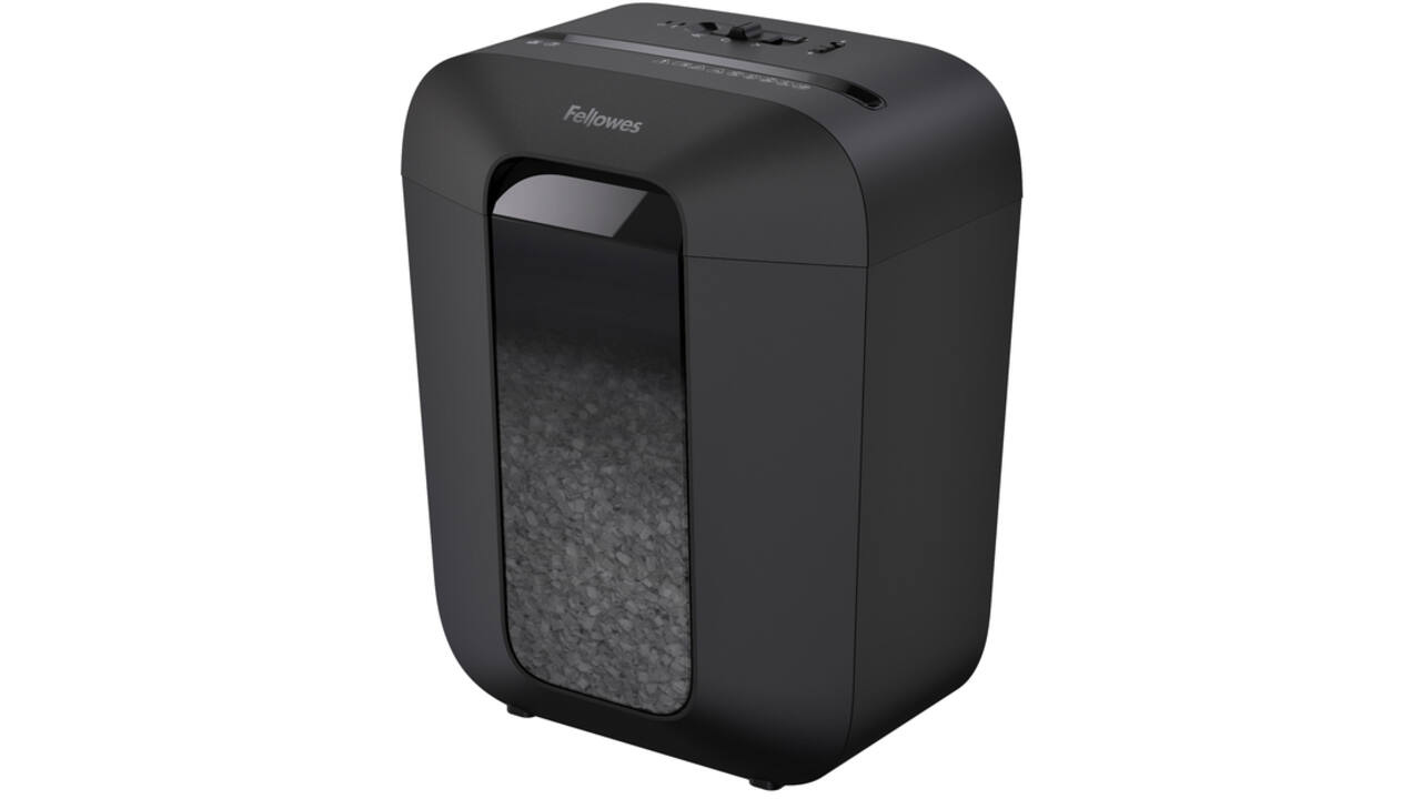 Papiervernietiger Fellowes Powershred LX41 snippers 4x12mm zwart