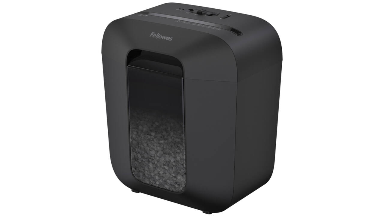 Papiervernietiger Fellowes Powershred LX25M snippers 4x12mm zwart