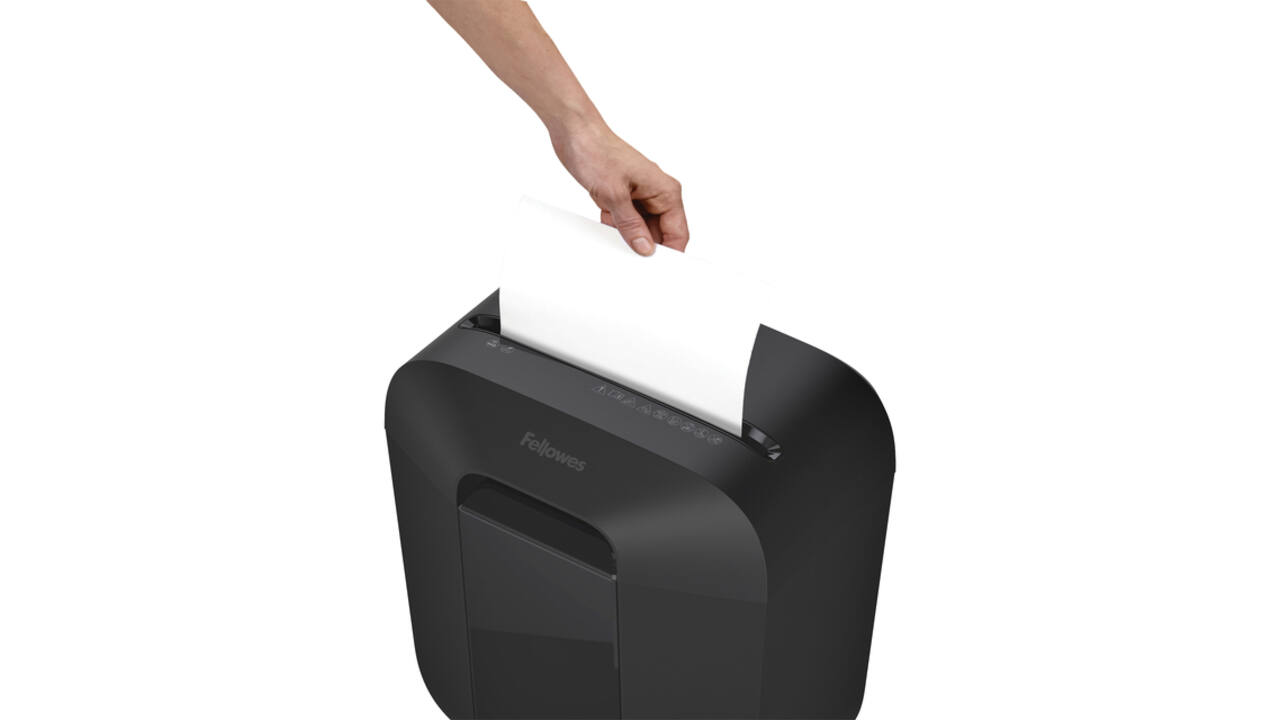 Papiervernietiger Fellowes Powershred LX25M snippers 4x12mm zwart