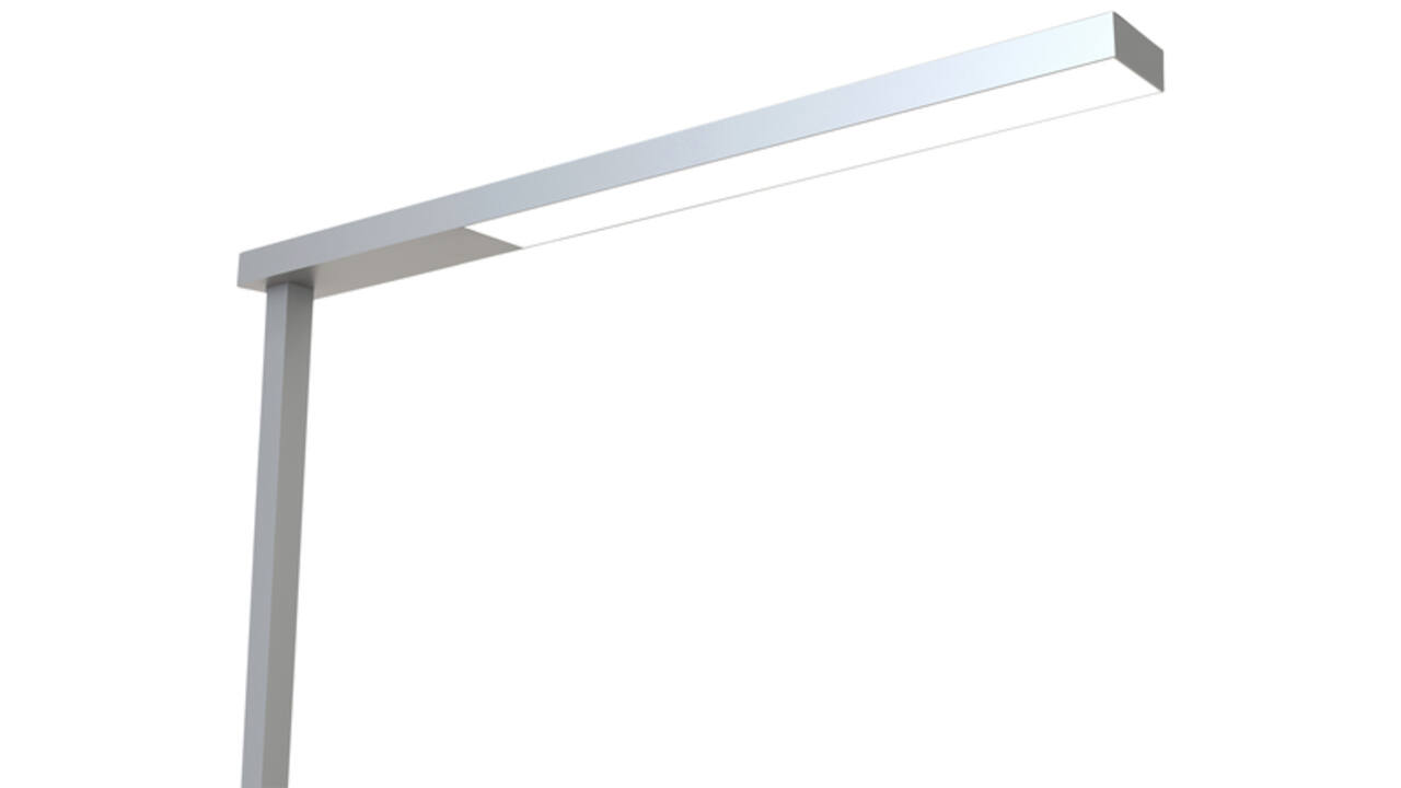 Vloerlamp Unilux Stratus led grijs