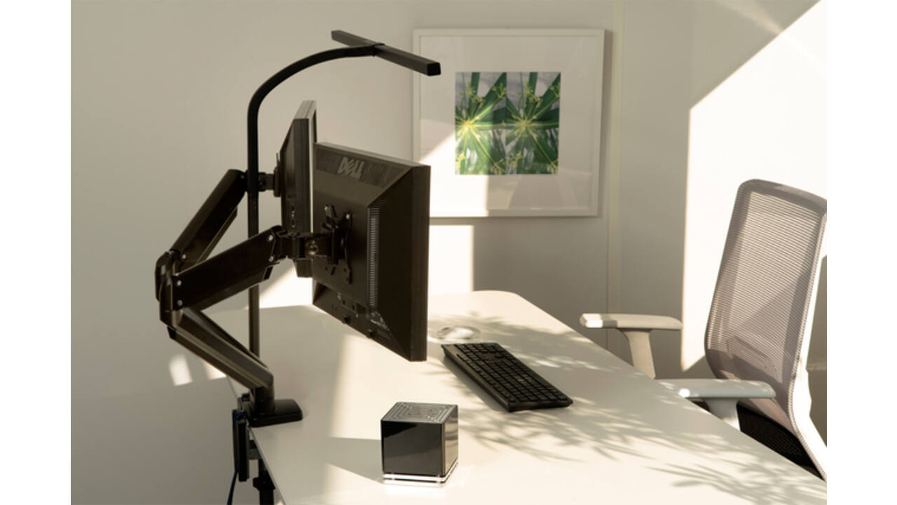 Bureaulamp Unilux Strata led zwart