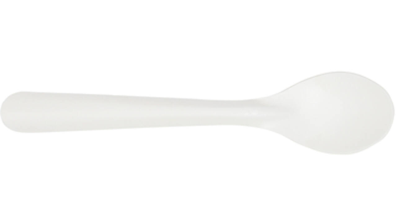 Lepel IEZZY 180mm papier 50 stuks wit