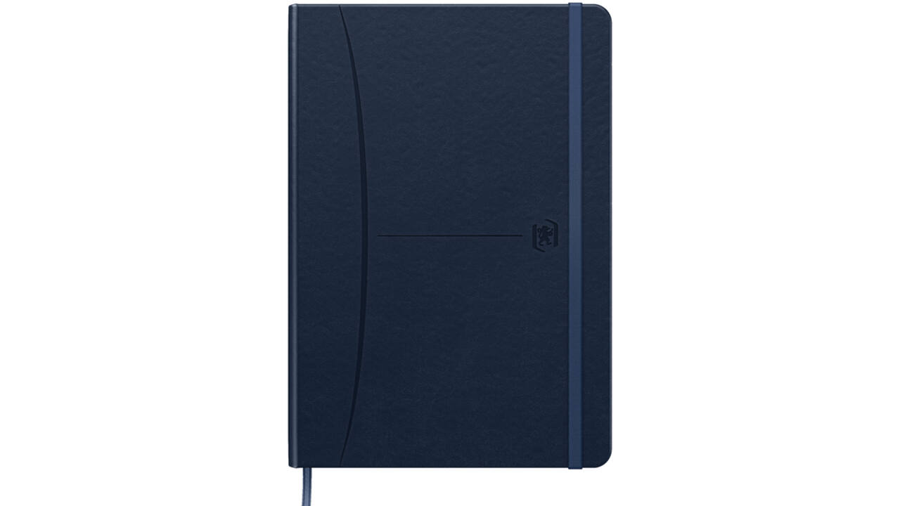 Notitieboek Oxford Signature A5 lijn 80vel blauw
