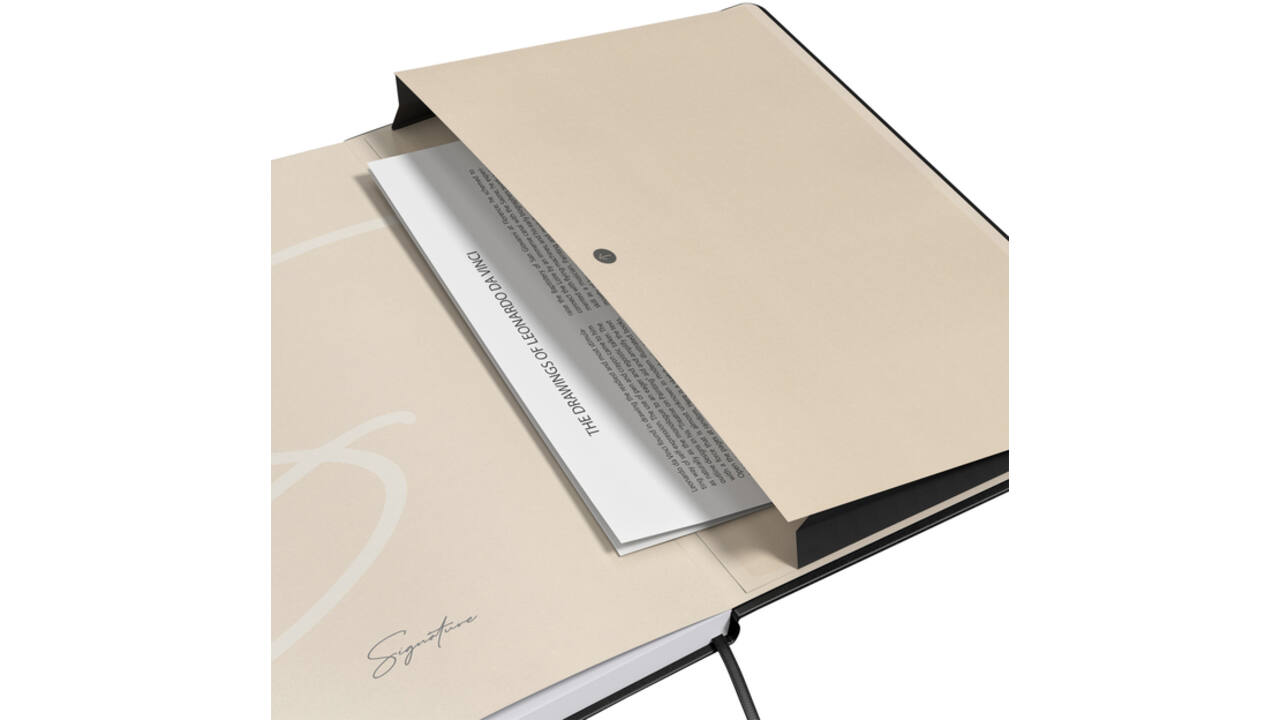 Notitieboek Oxford Signature A5 lijn 80vel blauw