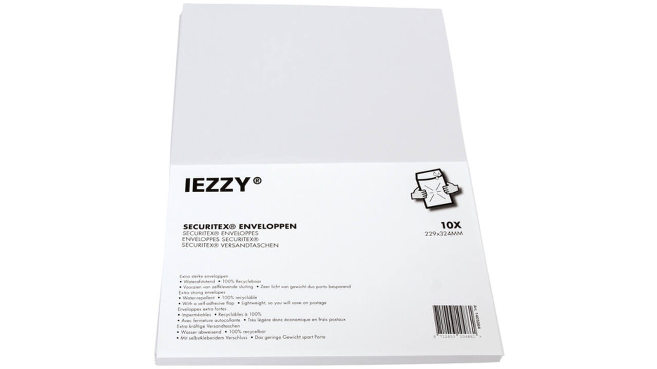 Securitex envelop IEZZY C4&nbsp;229x324mm&nbsp;10 stuks