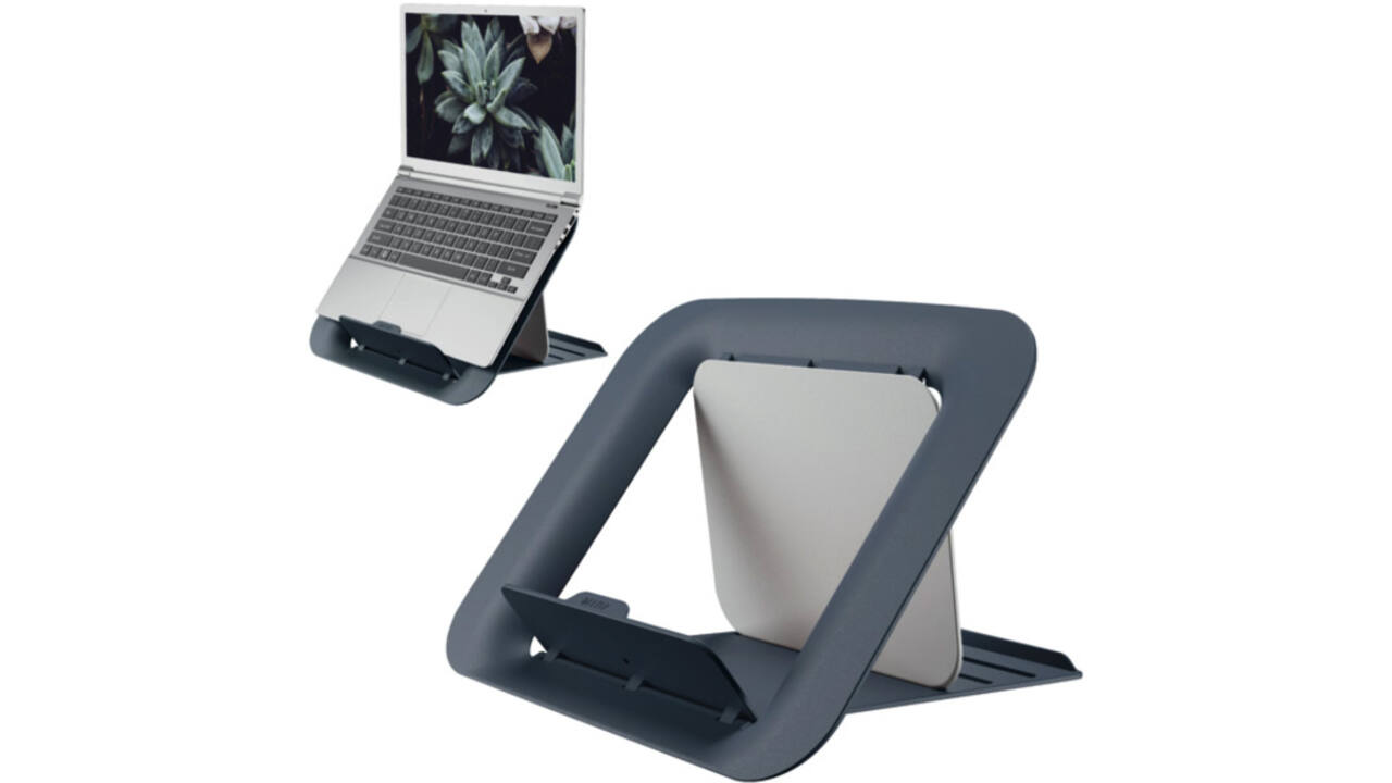 Laptopstandaard Leitz Ergo Cosy grijs
