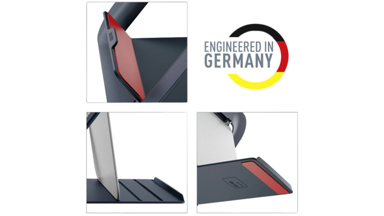 Laptopstandaard Leitz Ergo Cosy grijs