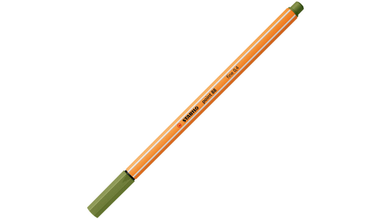 Fineliner STABILO point 88/35 fijn mosgroen